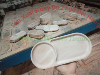 Khay Oval Khoét Ly 28x12cm