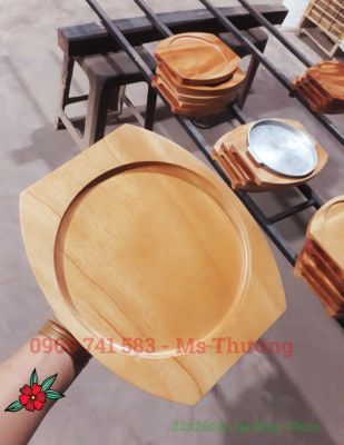 Đế Gỗ Lót Chảo Gang Tròn