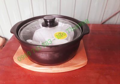 Đế Gỗ Lót Chảo Gang Tròn