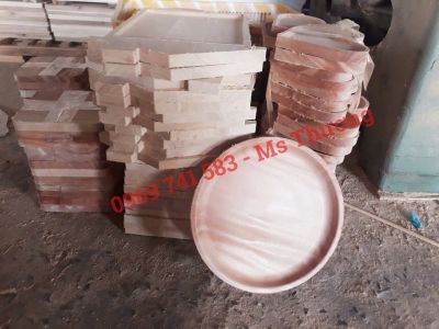 Khay tròn 30x30cm - Dày 3cm