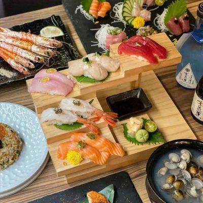 Kệ Gỗ 7 Tầng - Quán BBQ Lẩu Nướng