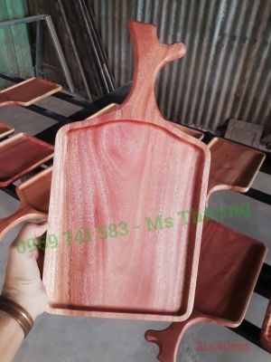 Khay Tay Cầm Sừng 40x21cm