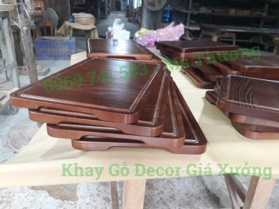 Thớt Gỗ Có Rãnh 25x40cm