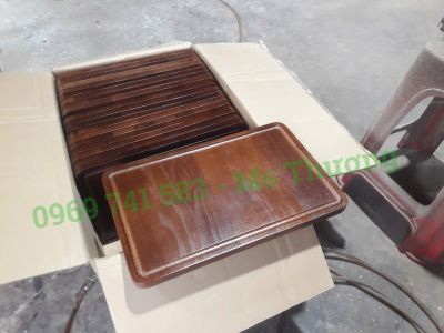 Thớt Gỗ Có Rãnh 25x40cm